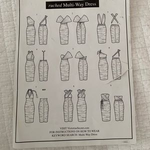 Moda Int’l Ruched Multi-way Dress